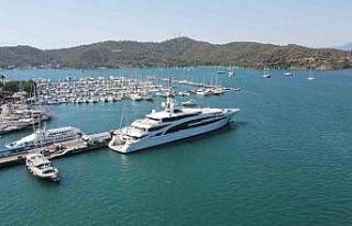 Kazak iş adamının mega yatı Fethiye’de