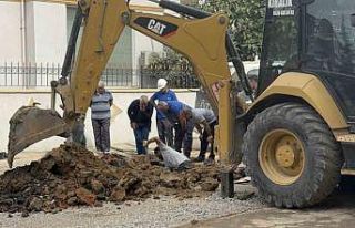 Kocaeli’de altyapı çalışması sırasında doğal...