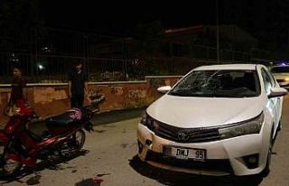 Kozan’da motosiklet ile otomobil çarpıştı: 2...