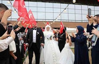 Kuzey Irak’ta gazi olan Demir dünyaevine girdi