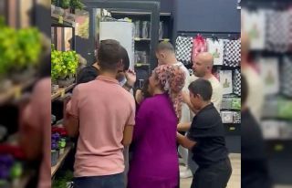 Mağaza açılışında izdiham yaşandı