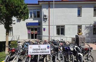 Mahmudiye’de motosiklet operasyonu