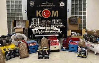 Manisa’da kaçak tütün operasyonu: 9 gözaltı