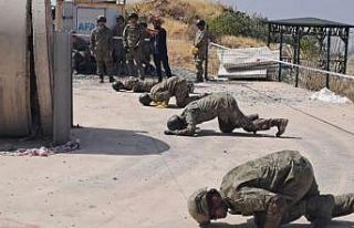 Mehmetçik afetlere karşı görev başında