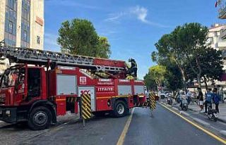 Menteşe’de dönerci bacasında yangın paniği