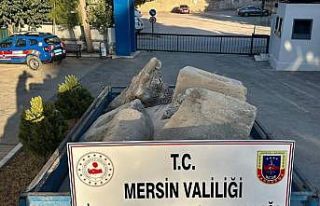 Mersin’de Bizans dönemine ait 7 parça eser ele...