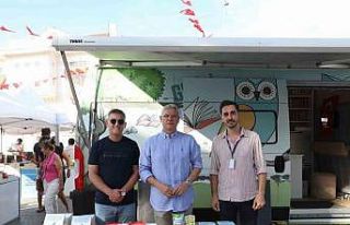 Nilüfer Belediyesi gezici kütüphane 7. Mudanya...