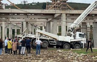 Ordu’da inşaatta beton mikseri devrildi: 1 ölü