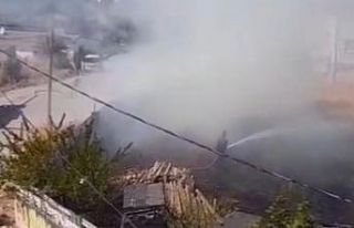 Otluk alanda korkutan yangın