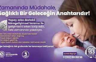 Riskli bebeklere yapay zeka destekli erken müdahale