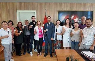 Sağlık çalışanlarından anlamlı bağış