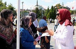 ‘Sağlıklı Yaşam Standı’ Cumhuriyet Meydanı’nda...