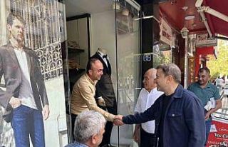 Siirt TSO Başkanı Kuzu, üyeleriyle iş yerlerinde...