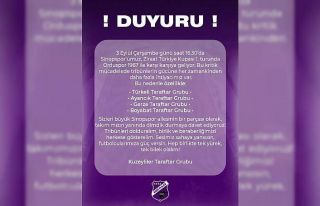 Sinopspor taraftarından destek çağrısı