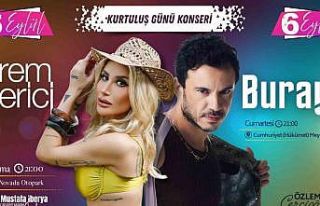 Söke’nin kurtuluş coşkusuna iki konser coşku...