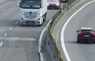 Sol şeridi ihlal eden tır ve kamyon sürücülerine...