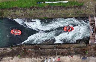 Sporcular derede kıyasıya yarışıyor