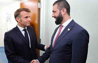 Suriye Devlet Başkanı eş-Şara, Fransa Cumhurbaşkanı...