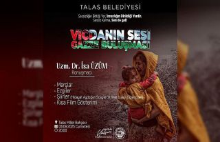 Talas’tan Gazze için anlamlı buluşma