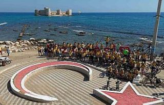 Tarih ve doğanın içinde pedal çevirdiler