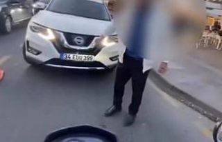 Ters yöne girip motorcunun üstüne sürdü: Tekirdağ’da...
