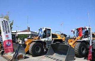 Trabzon’da 17 yeni iş makinesi daha hizmete alındı