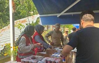 Türk Kızılayı’ndan yangın bölgesine destek