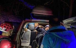 Uludağ’da mahsur kalan vatandaş kurtarıldı
