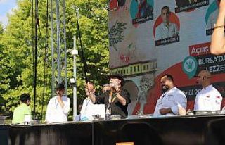 Ünlü şefler, tabaklarında Bursa ürünlerini yorumladı