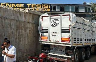 Üzüm yüklemeye geldi, yaşamını yitirdi