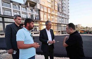 Vali Akkoyun asfalt çalışmalarını yerinde inceledi