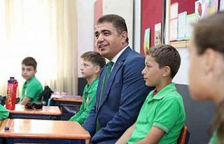 Vali Aslan’dan yenilenen okula ziyaret