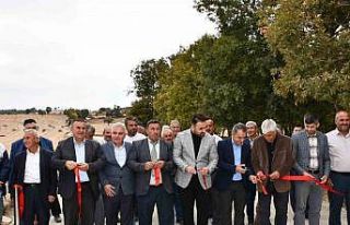 Vezirköprü’de yol açılışı