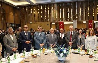 Yargı mensupları resepsiyonda buluştu