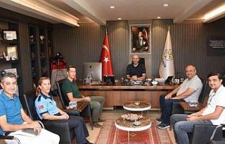 Yeni müdürlerden Başkan Zencirci’ye teşekkür