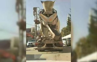 Yola beton dökerek ilerledi