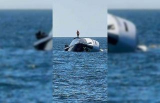 Zonguldak’ta lüks yat denize indikten 15 dakika...