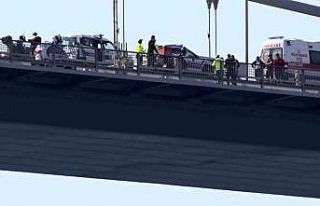 15 Temmuz Şehitler Köprüsü’nde intihar girişimi...