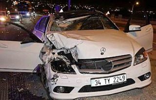 Aday sürücü alkollü araç kullandı, tıra arkadan...