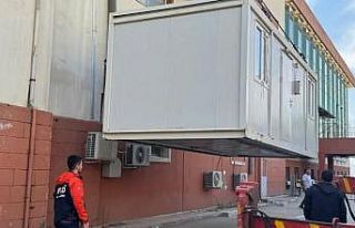 AFAD, Şırnak Devlet Hastanesine 10 yaşam konteyneri...