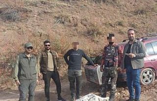 Ağrı’da yasaklı bölgede avlanan şahsa idari...