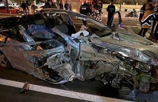 Aksaray’da 1 kişinin öldüğü kazada otomobil...