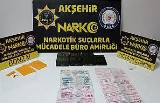 Akşehir’de uyuşturucu operasyonu