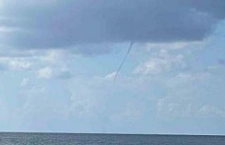 Alanya açıklarında hortum