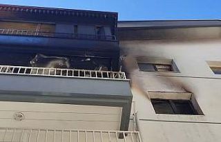 Ankara’da apartman dairesindeki yangın kontrol...