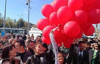 Anne Yasemin Minguzzi, destek için adliyeye gelen...