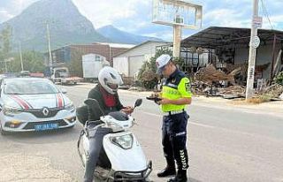 Antalya’da jandarmadan şok motosiklet denetimi