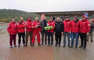 Arama kurtarma ekipleri Ericek Adrenalin Park’ta...