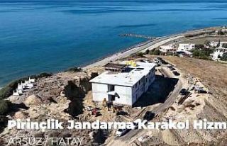 Arsuz’da Pirinçlik jandarma karakolu binası yenileniyor