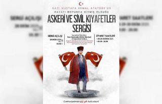 Atatürk’ün kıyafetleri Ataşehir’de sergilenecek
